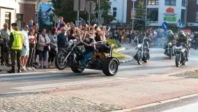 Zdjęcia: Parada motocykli ulicami Giżycka  - zdjęcie 37