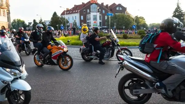 Zdjęcia: Parada motocykli ulicami Giżycka  - zdjęcie 10