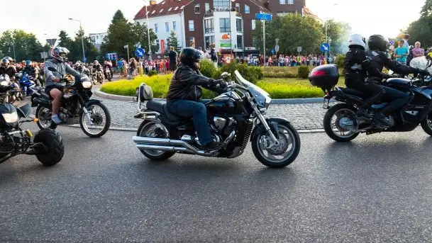 Zdjęcia: Parada motocykli ulicami Giżycka  - zdjęcie 9