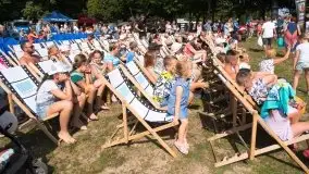 Zdjęcia: Rodzinna zabawa na plaży miejskiej nad Niegocinem  - zdjęcie 22