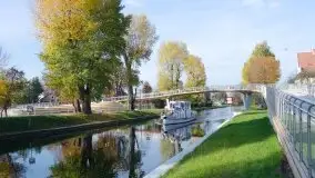 Zdjęcia: Po nowej kładce nad Kanałem Łuczańskim  - zdjęcie 13