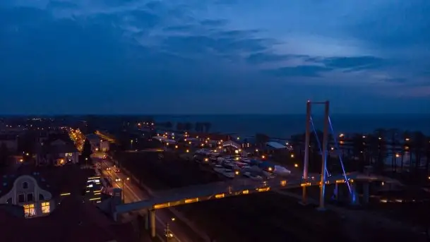 Nocne, styczniowe Giżycko, zobacz iluminację świąteczną - zdjęcie 4