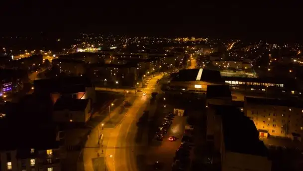 Nocne, styczniowe Giżycko, zobacz iluminację świąteczną - zdjęcie 5