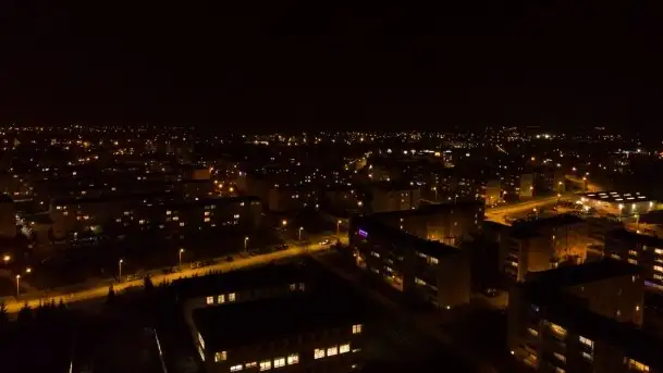 Nocne, styczniowe Giżycko, zobacz iluminację świąteczną - zdjęcie 11