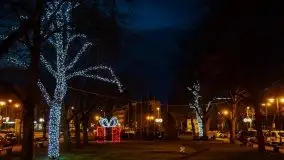 Nocne, styczniowe Giżycko, zobacz iluminację świąteczną - zdjęcie 30