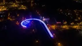 Wieczorne i nocne Giżycko, luty 2020 - zdjęcie 8