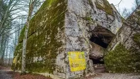 Wilczy Szaniec w Gierłoży zimą jeszcze lepiej widoczny - zdjęcie 125