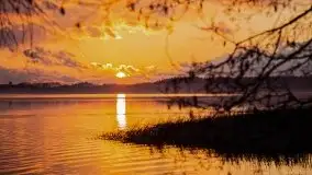 Epicki zachód słońca nad jeziorem Niegocin, luty 2020 - zdjęcie 18