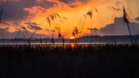 Epicki zachód słońca nad jeziorem Niegocin, luty 2020 - zdjęcie 25