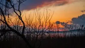 Epicki zachód słońca nad jeziorem Niegocin, luty 2020 - zdjęcie 24