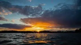 Zachód słońca widoczny w Sztynorcie, 27 luty 2020 - zdjęcie 29