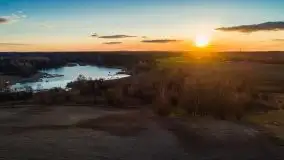 Zachód przy zwalony moście i jeziorze Patelnia, Kruklanki 03.2020 - zdjęcie 43