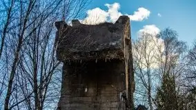 Zachód przy zwalony moście i jeziorze Patelnia, Kruklanki 03.2020 - zdjęcie 35