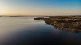 Marcowy zachód słońca nad jeziorem Dargin, Nowy Harsz - zdjęcie 57