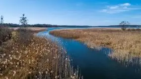 Jezioro Białoławki w marcowym słońcu - zdjęcie 1