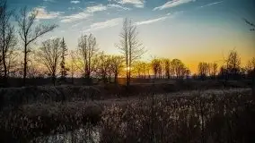 Śluza w Leśniewie w kolorach zachodzącego słońca - zdjęcie 21