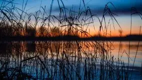 Wschód nad jeziorem Stręgielek, marzec 2020 - zdjęcie 6