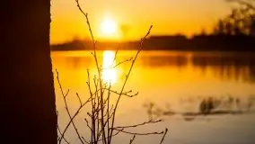 Wschód nad jeziorem Stręgielek, marzec 2020 - zdjęcie 40