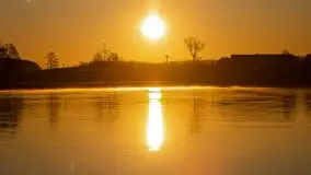 Wschód nad jeziorem Stręgielek, marzec 2020 - zdjęcie 45