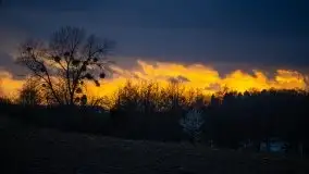 Zachód słońca na jeziorami Węgielsztyn i Rydzówka - zdjęcie 17