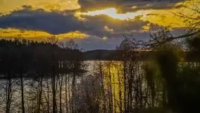 Zachód słońca nad jeziorem Jędzelewo, Stare Juchy - zdjęcie 5