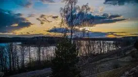 Zachód słońca nad jeziorem Jędzelewo, Stare Juchy - zdjęcie 14