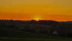 Zachód słońca niedaleko wsi Sulimy - zdjęcie 8