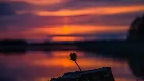 Zachód słońca nad jeziorem Tajty, 29 kwietnia 2020r. - zdjęcie 17