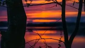 Zachód słońca nad jeziorem Tajty, 29 kwietnia 2020r. - zdjęcie 9