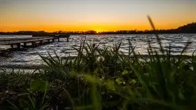 Zachód słońca nad jeziorem Ublik Wielki, maj 2020 r. - zdjęcie 40