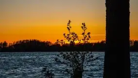 Zachód słońca nad jeziorem Ublik Wielki, maj 2020 r. - zdjęcie 50