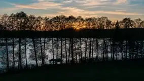 Zachód słońca nad jeziorem Ryńskim, Rybical - zdjęcie 17