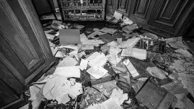 Cień historii sprzed kilkudziesięciu lat w jednym z pałacyków - zdjęcie 1