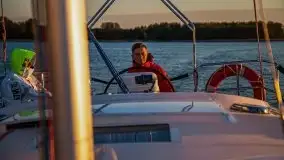 Zachód słońca podczas pływania jachtem Antila 30 - zdjęcie 24