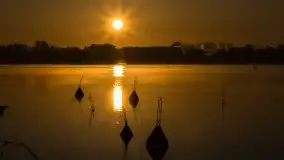 Wschód słońca nad jeziorem Ryńskim, Bocianie Gniazdo - zdjęcie 34