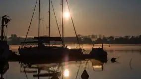 Wschód słońca nad jeziorem Ryńskim, Bocianie Gniazdo - zdjęcie 35