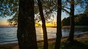 Majowy zachód słońca nad jeziorem Dargin - zdjęcie 13