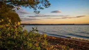 Majowy zachód słońca nad jeziorem Dargin - zdjęcie 21