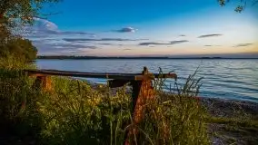 Majowy zachód słońca nad jeziorem Dargin - zdjęcie 17