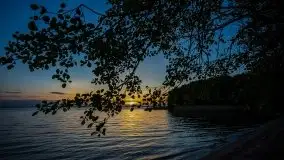 Majowy zachód słońca nad jeziorem Dargin - zdjęcie 33