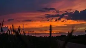 Zachód słońca w okolicach miejscowości Miłki - zdjęcie 21