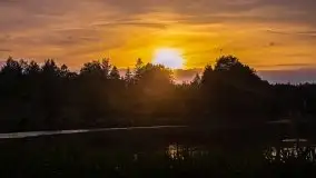 Zachód słońca w okolicach miejscowości Miłki - zdjęcie 6