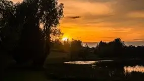 Zachód słońca w okolicach miejscowości Miłki - zdjęcie 26