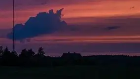 Zachód słońca w okolicach miejscowości Miłki - zdjęcie 27