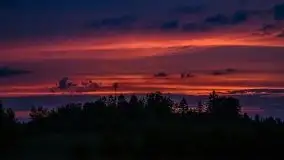 Zachód słońca w okolicach miejscowości Miłki - zdjęcie 28