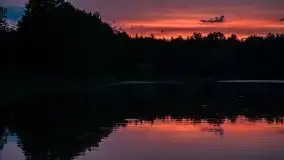 Zachód słońca w okolicach miejscowości Miłki - zdjęcie 9