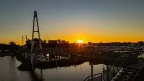 Wschód słońca w Giżycku, jezioro Niegocin - zdjęcie 4