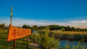 Zachód słońca, Skłodowo i jezioro Mamry - zdjęcie 3