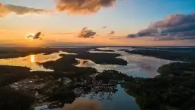Zachód słońca nad jeziorem Tajty - zdjęcie 35