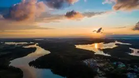 Zachód słońca nad jeziorem Tajty - zdjęcie 20